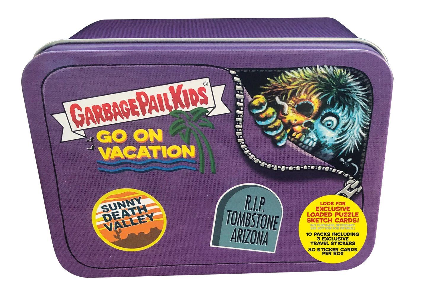 21 Trading Cards Garbage Pail Kids Series 2 Tin - Randomly Selected