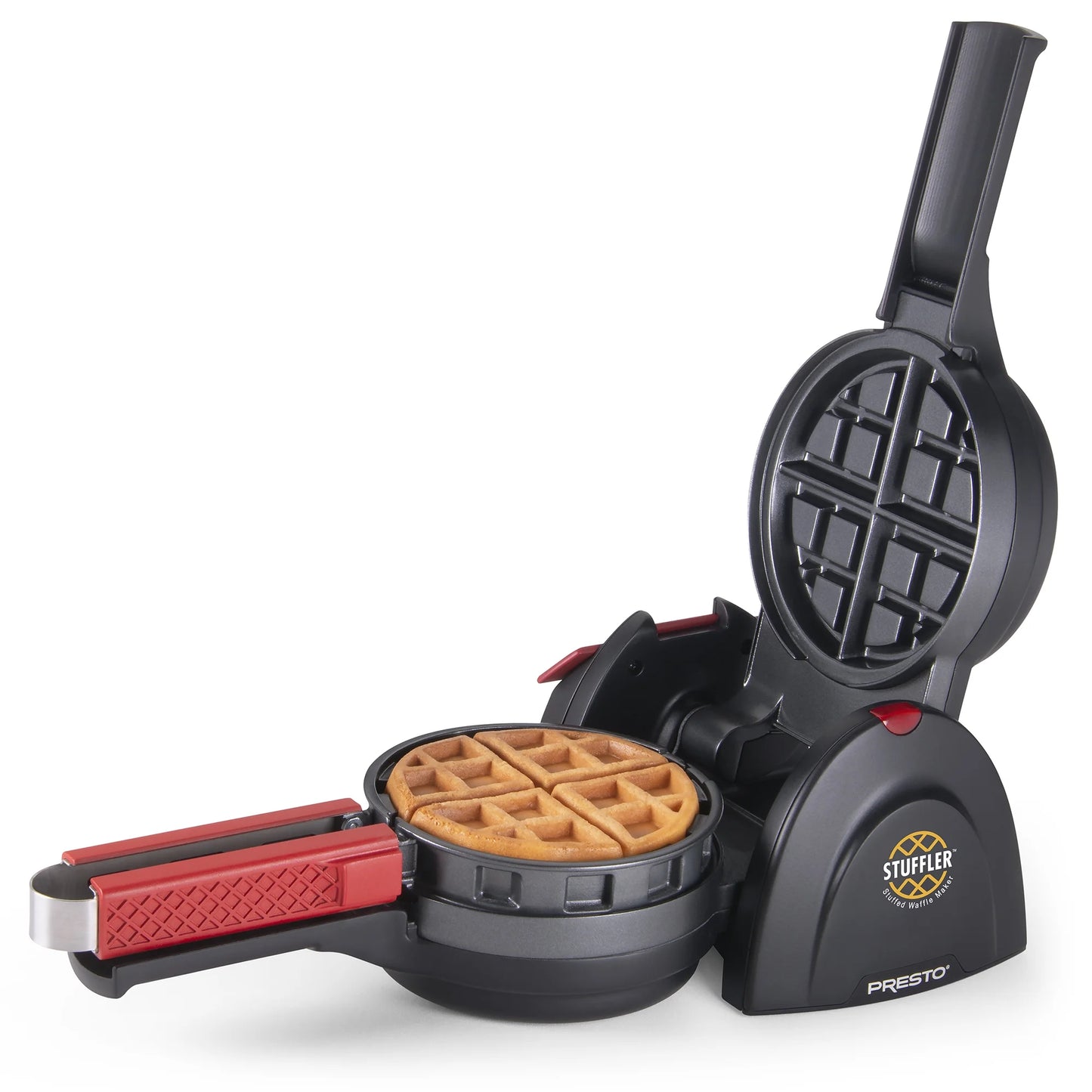 Stuffler Electric Stuffed Waffle Maker – Make Sweet or Savory Stuffed Waffles at Home (Model 03512)
