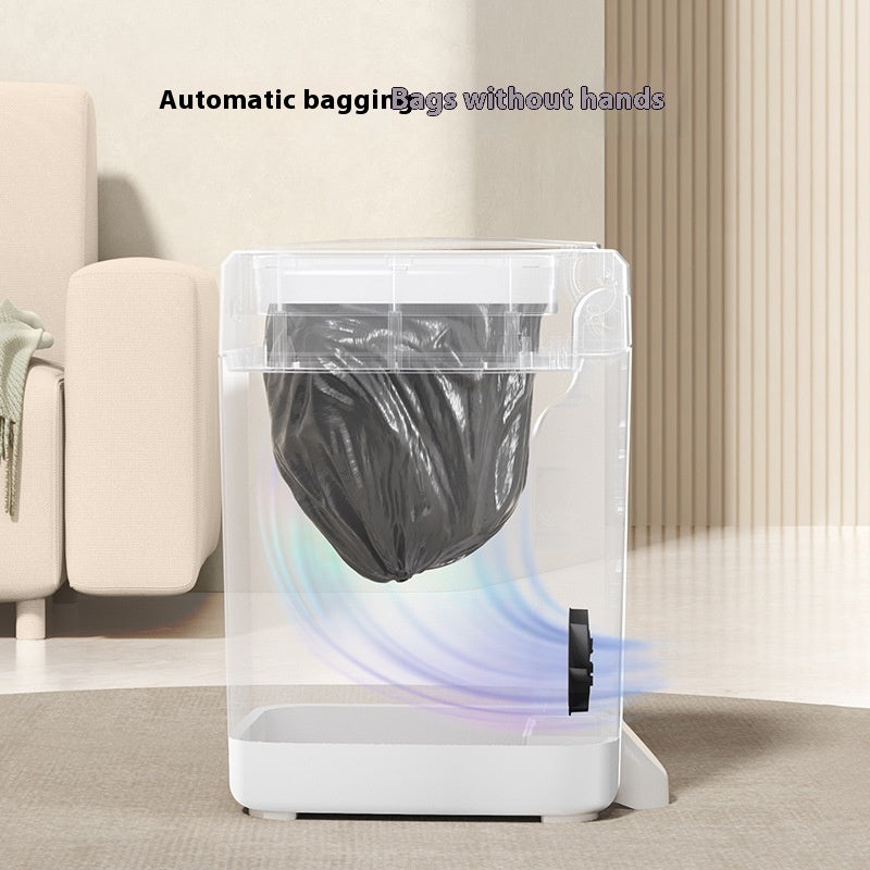 Inductive Household Automatic Sealing And Bag Change Sealing Smart Trash Can