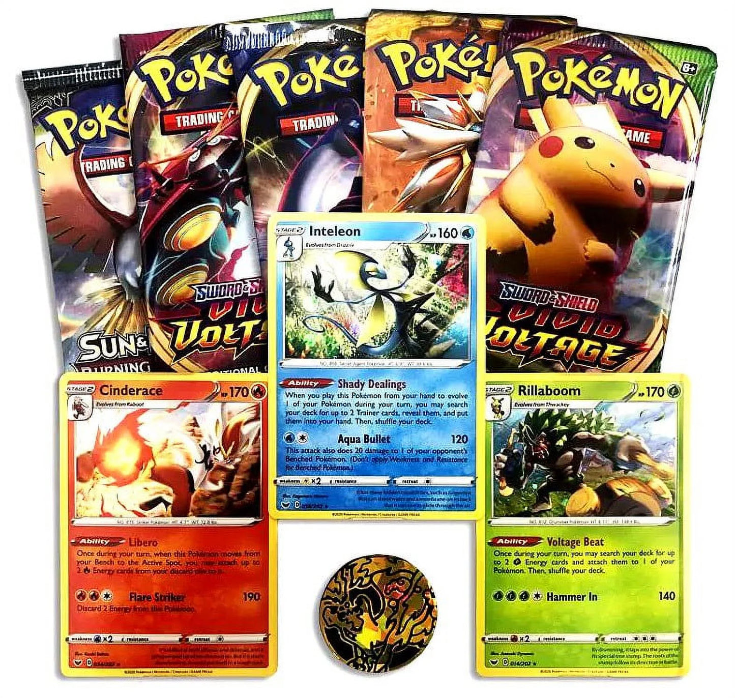 2020 Collectors Chest Tin Box Vivid Voltage Charizard Pikachu Sealed NEW