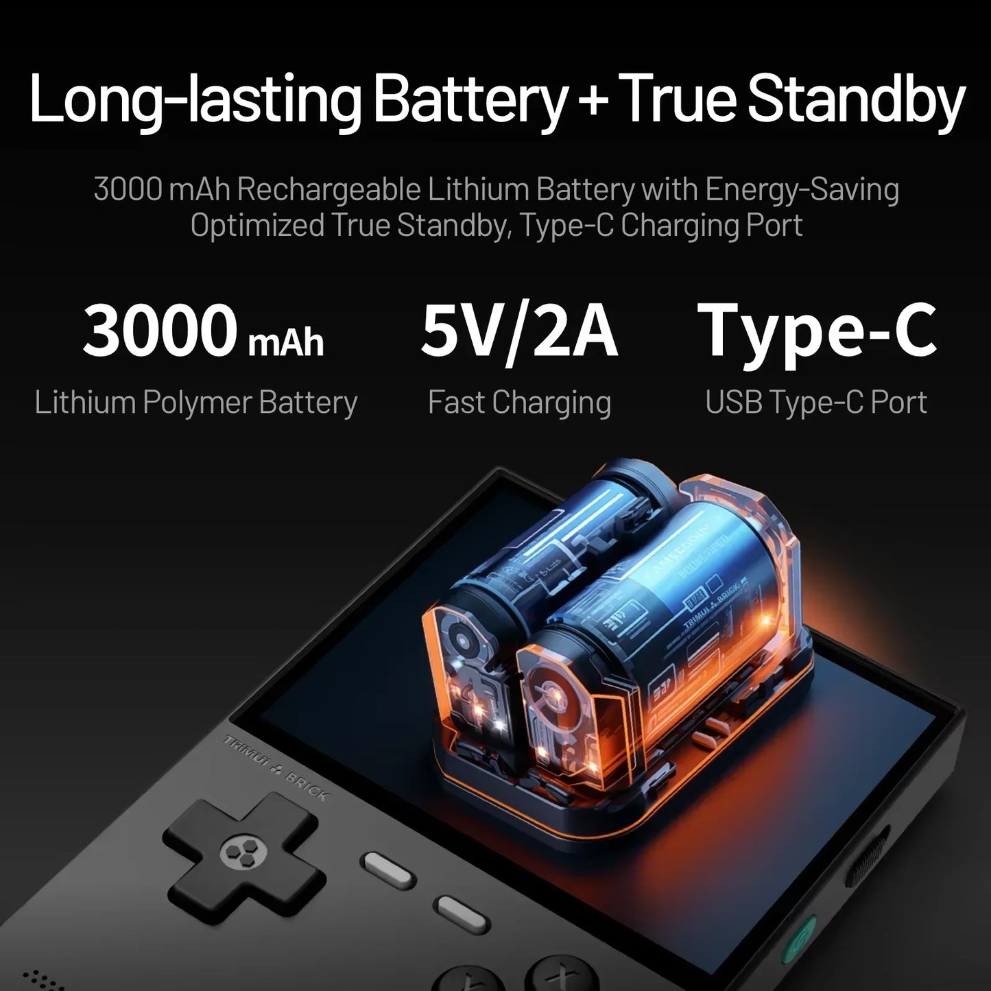Trimui BRICK Handheld Game Players Consoles 3.2'' IPS Screen Emulator Portable Retro Video Games Linux System Allwinner