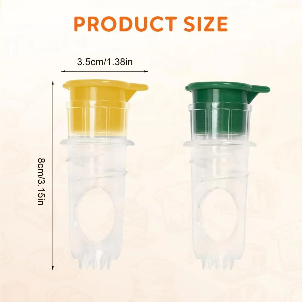 Screw-Top Manual Lemon Juicer with Built-In Filter & Spout – Easy Citrus Squeezer for Lemons, Oranges, Cocktails & Drinks