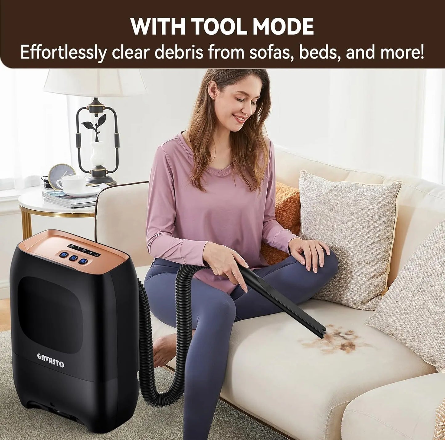 Touchless Automatic Dustpan Vacuum – 1800W Suction, Self-Cleaning Brush, Quiet Mode for Pet Hair & Hardwood Floors