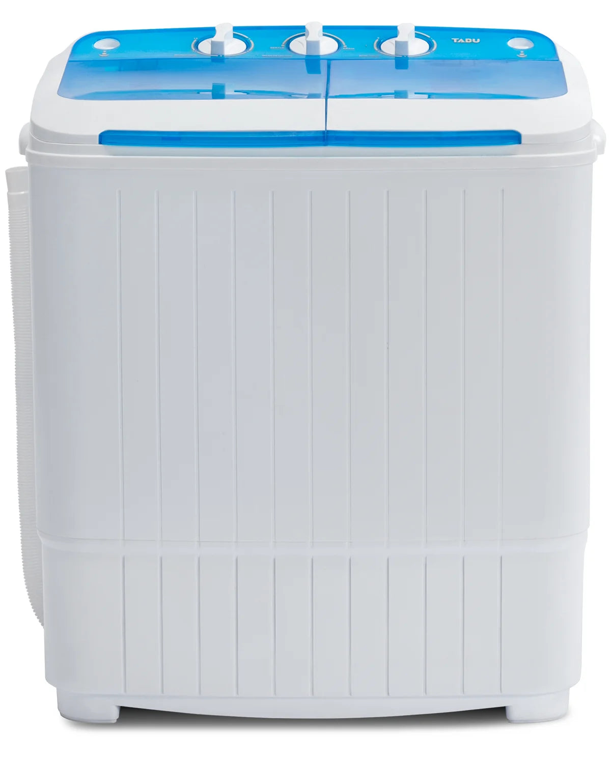 16.5Lbs Portable Washing Machine, Electric Twin Tub Wash&Spin Combo,Semi-Automatic Washer,White&Blue