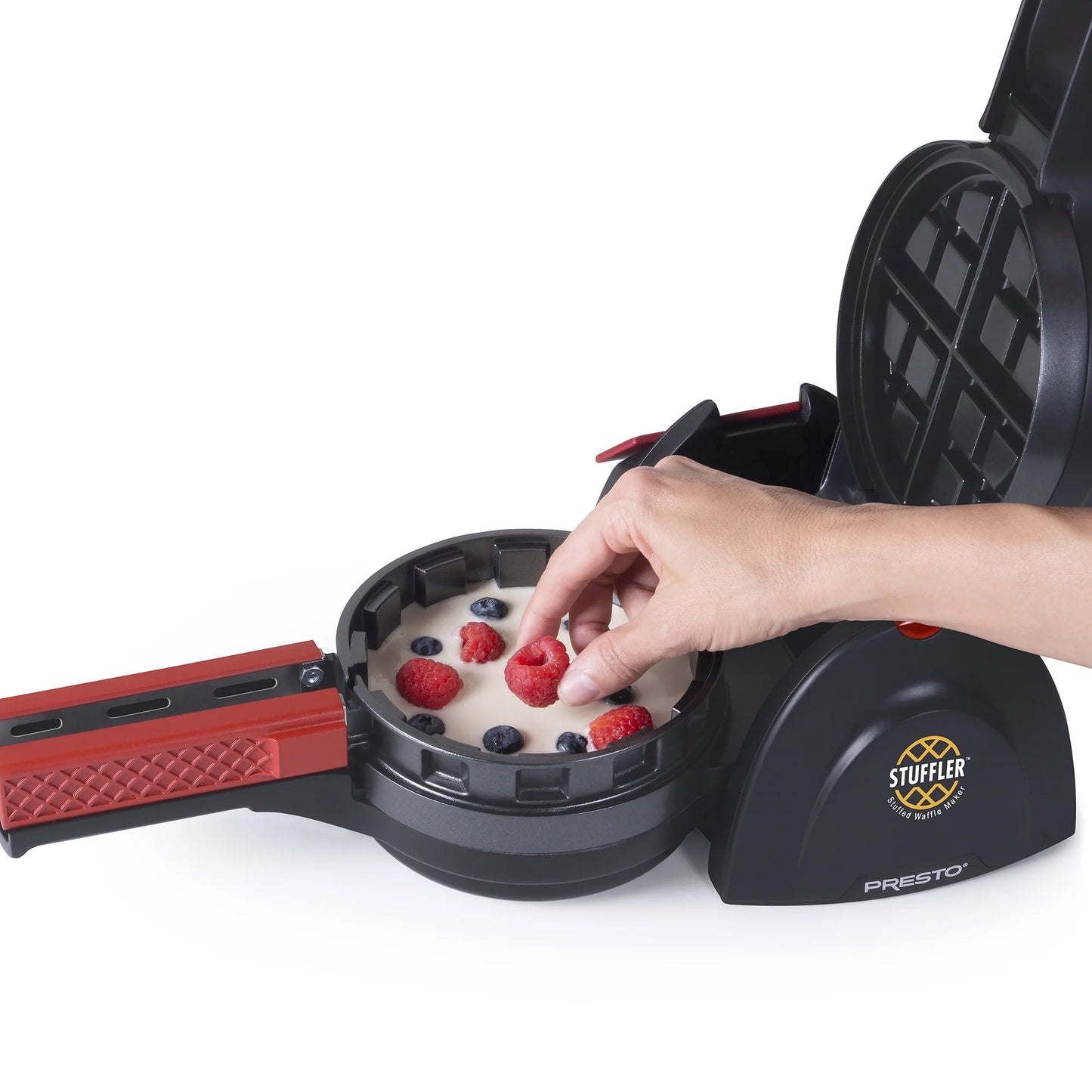 Stuffler Electric Stuffed Waffle Maker – Make Sweet or Savory Stuffed Waffles at Home (Model 03512)