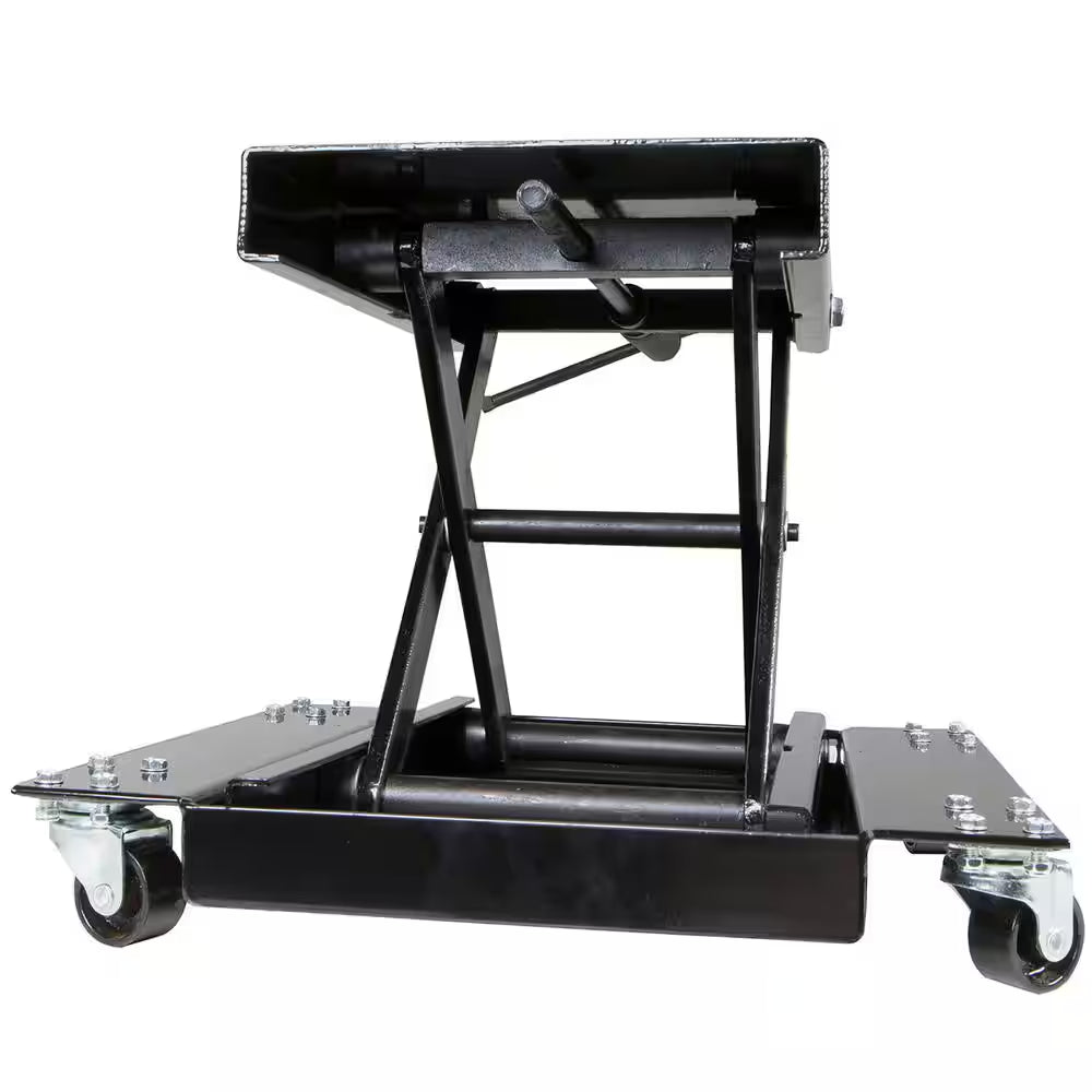 1100 Lbs. Portable Atvs Motorcycle Center Lift Hoist Jack Stand