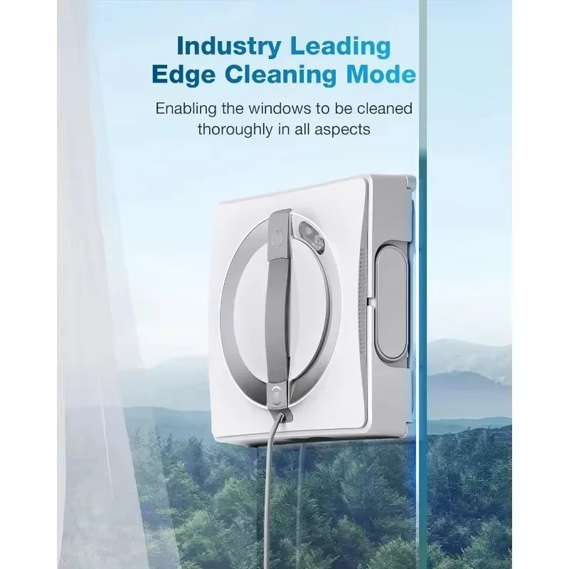Portable Window Cleaning Robot with Three-Nozzle Wide-Angle Spray Technology for Smart Cleaning