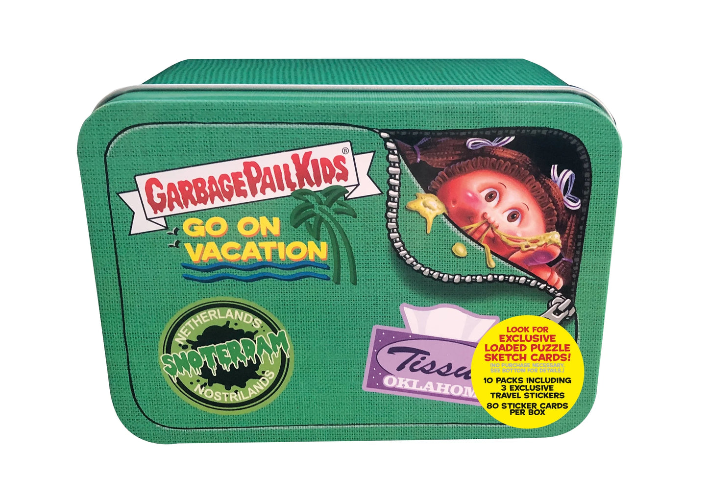 21 Trading Cards Garbage Pail Kids Series 2 Tin - Randomly Selected