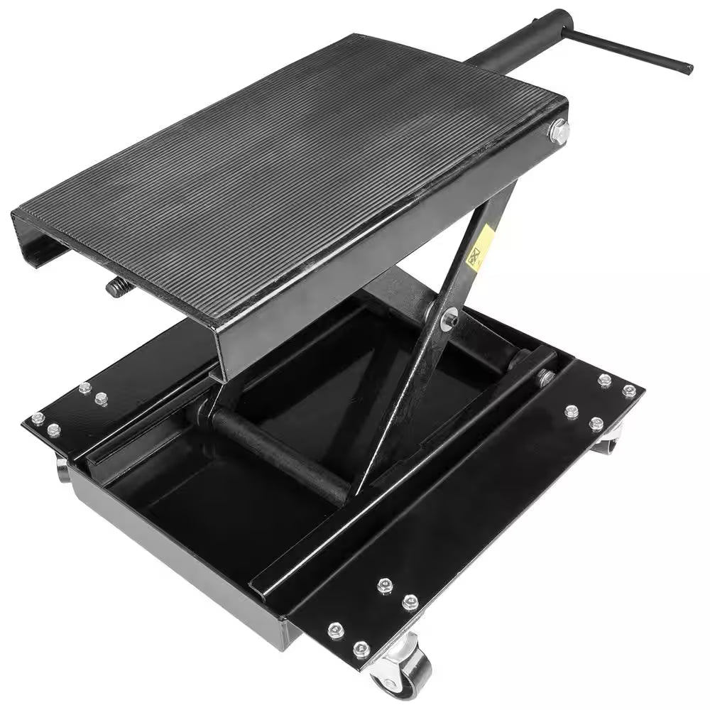 1100 Lbs. Portable Atvs Motorcycle Center Lift Hoist Jack Stand