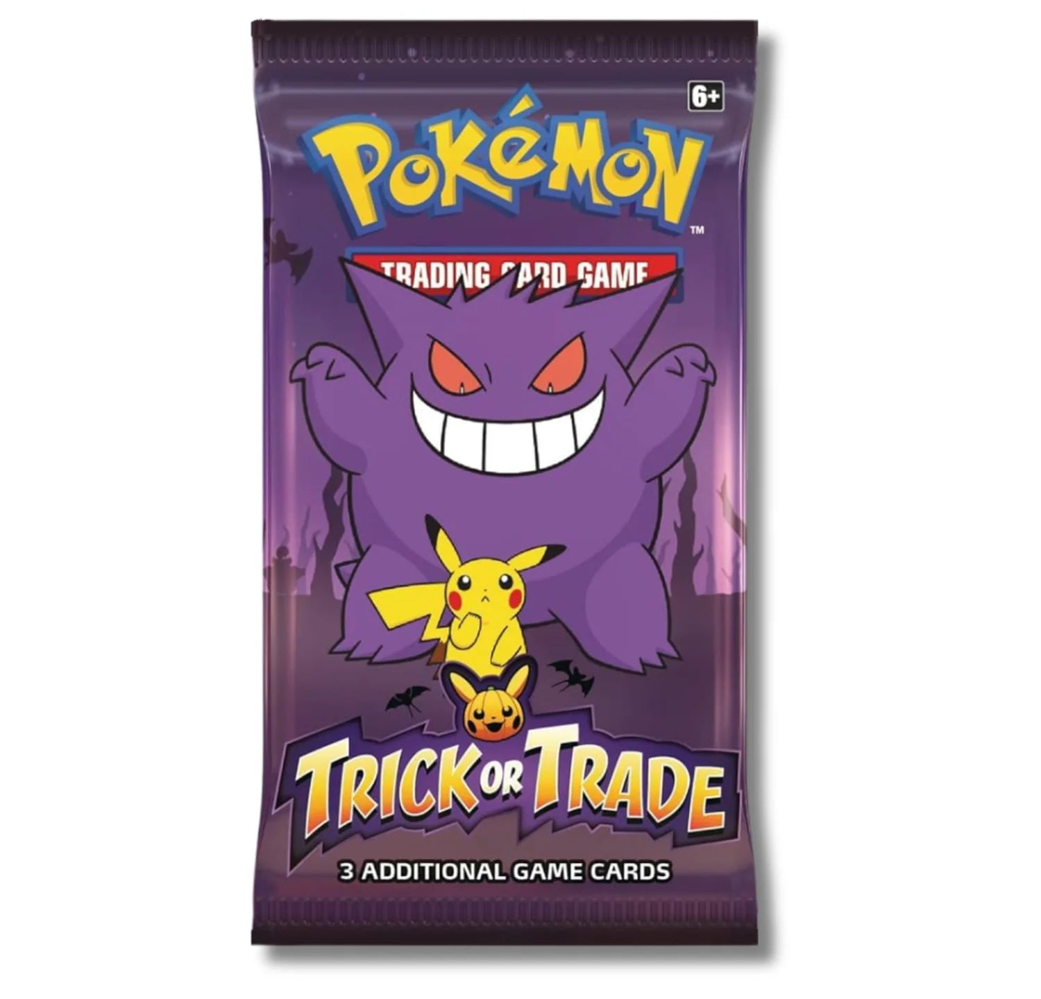2023 Trick or Trade Gengar & Pikachu | 6 Mini Booster Packs