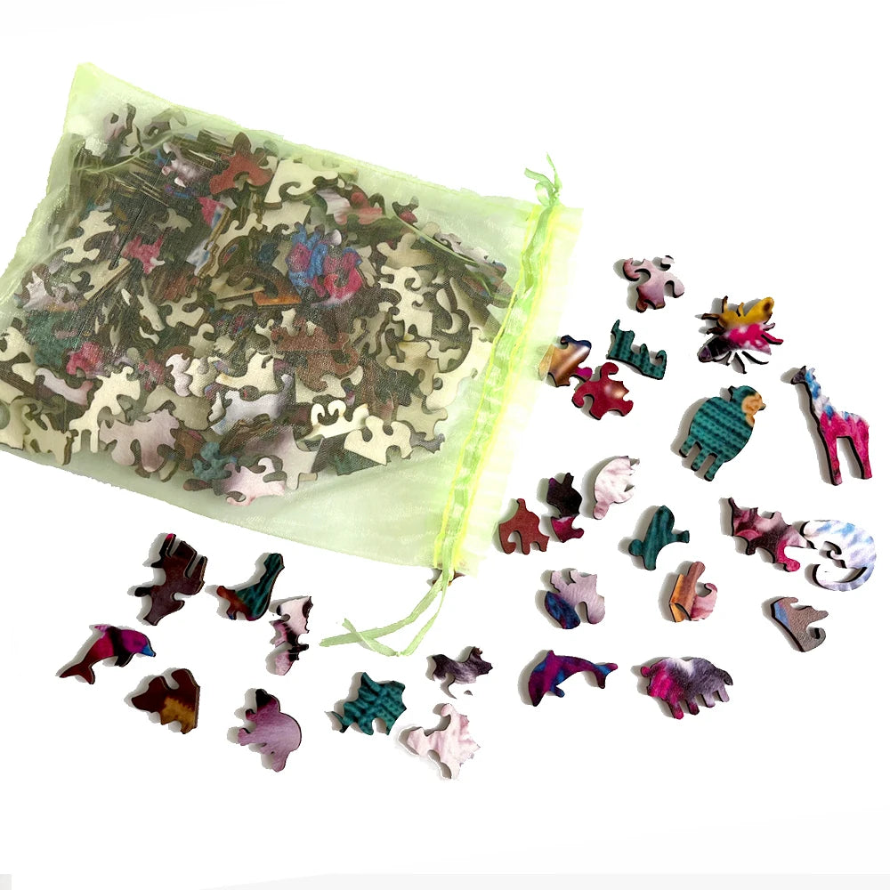 Beautiful Hummingbird Wooden Puzzle - Perfect Home Decoration and Holiday Gift Creative Puzzle for Adults and Children'S Puzzle