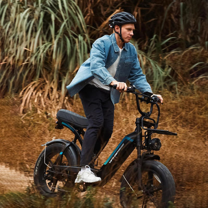 Electric Bike for Adults, 20" Electric Mountain Bike 750W 31 MPH, 48V 20Ah Battery, UL2849