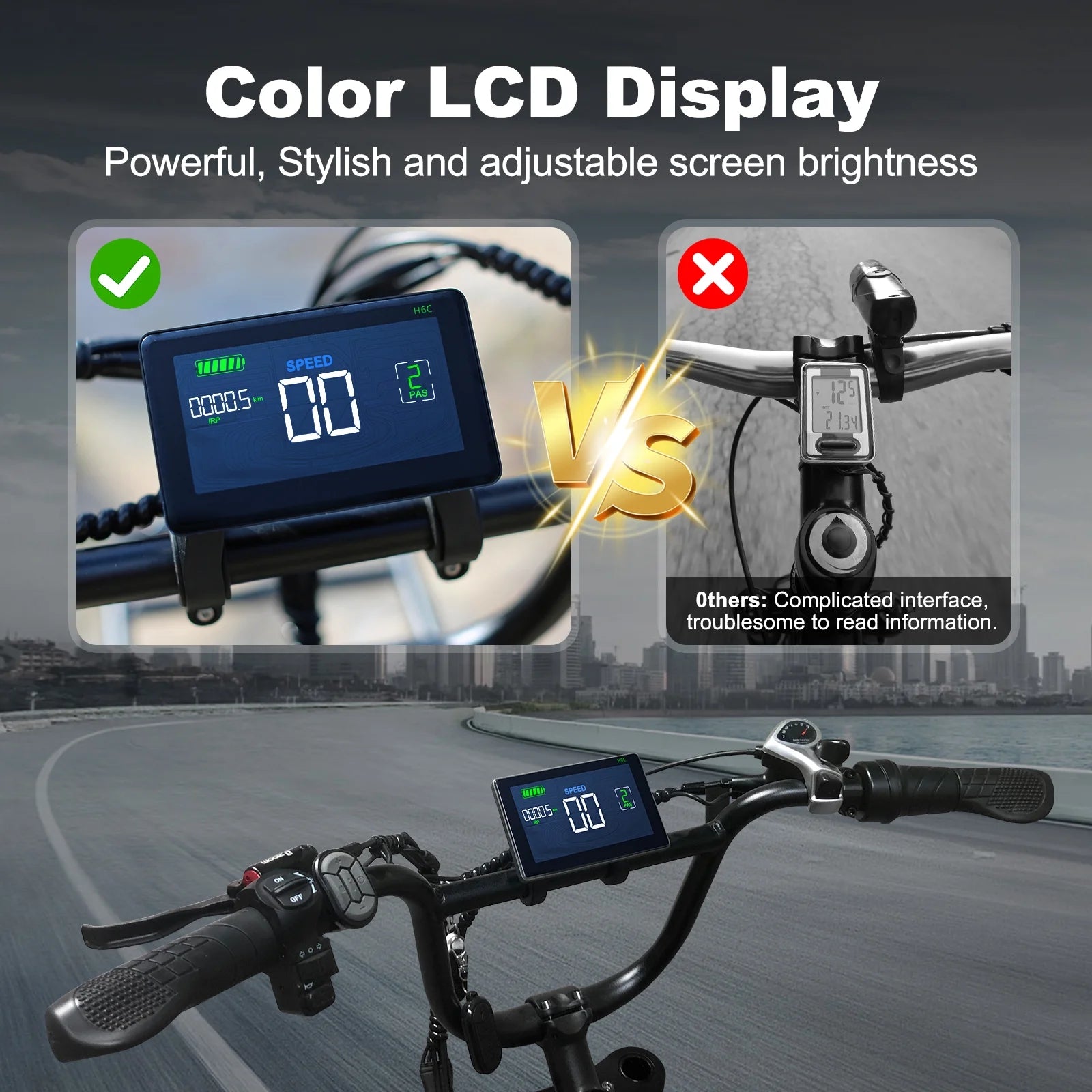 Electric Bike for Adults, 20" Electric Mountain Bike 750W 31 MPH, 48V 20Ah Battery, UL2849