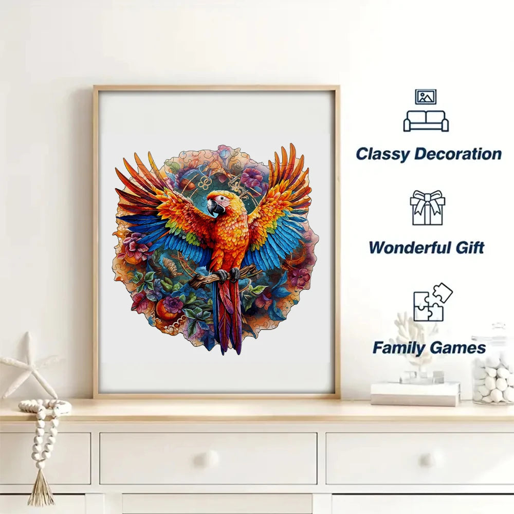 Beautiful Hummingbird Wooden Puzzle - Perfect Home Decoration and Holiday Gift Creative Puzzle for Adults and Children'S Puzzle