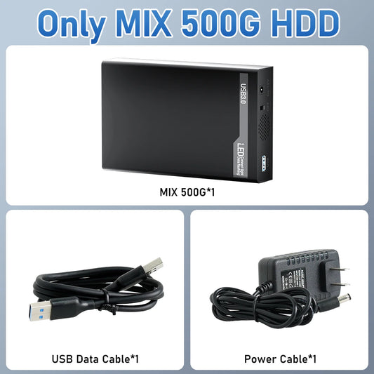 500G Game HDD Launchbox&Retrobat&Playnite System Game Console with 38200+Retro/Pc Games for Ps3/Ps2/Switch/Mame/Saturn/Xbox/Wii