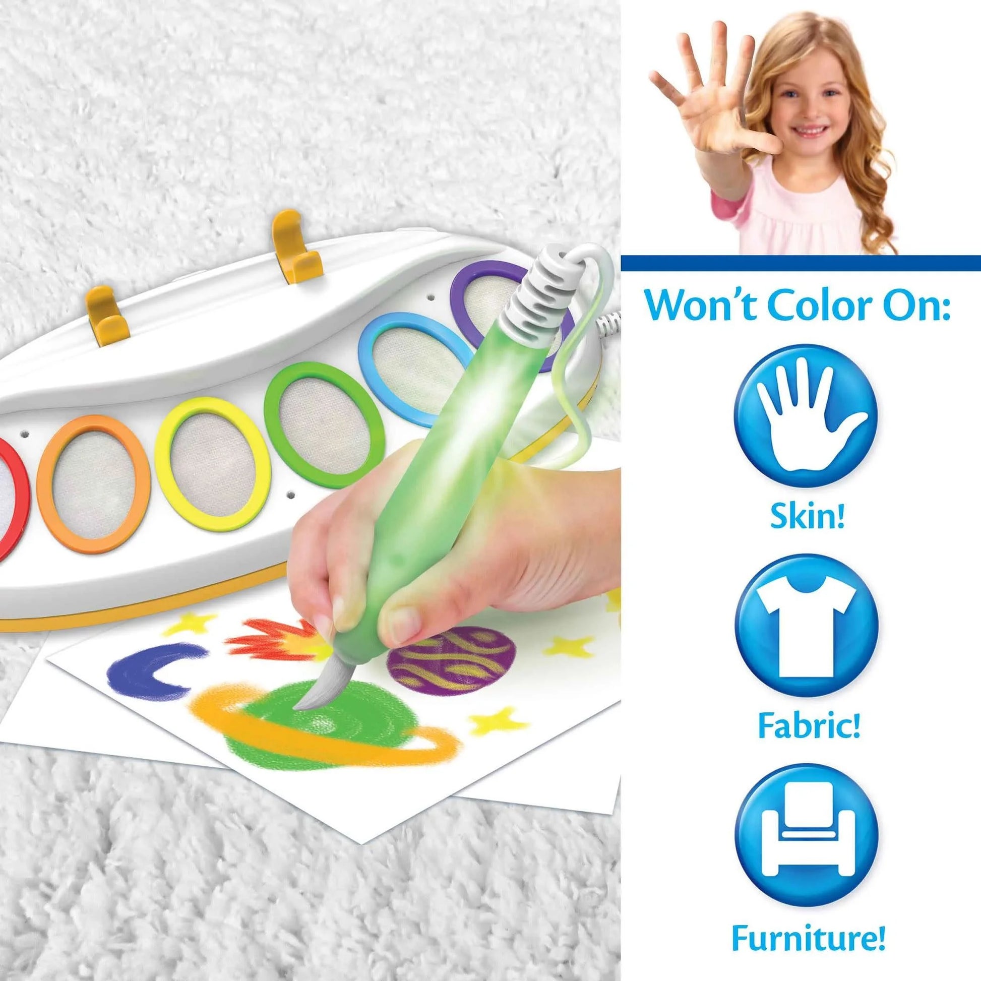 Color Wonder Magic Light Brush, Mess Free Kids Painting Set, Preschool Supplies, Toddler Activities, Educational Toys, Gifts for Ages 3 & Up